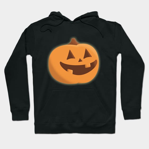 Smiling Pumpkin Hoodie by Cody Litman